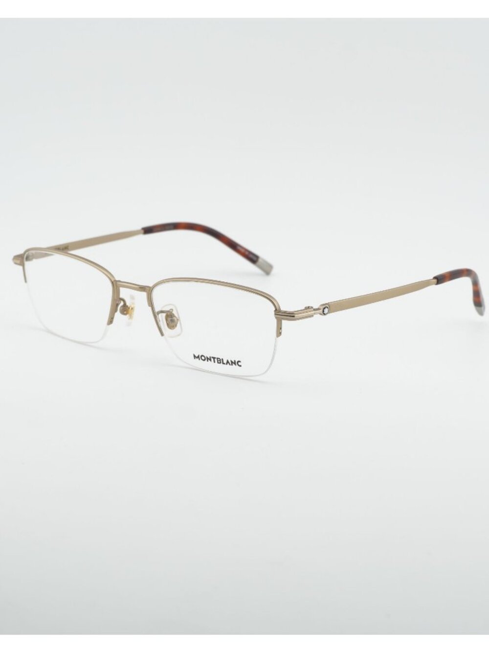 Montblanc MB0133O 003 Eyeglasses Gold 54mm Rectangle Frame